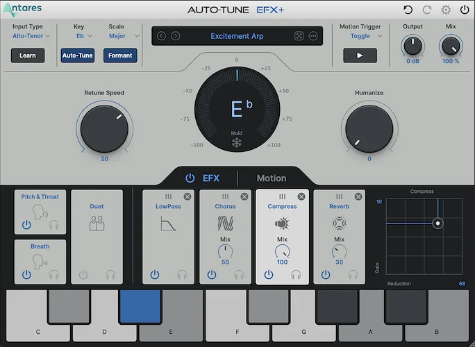 Auto- Tune EFX+ 10 (Download) <br>Creative Effects to Transform Your Vocal Tracks