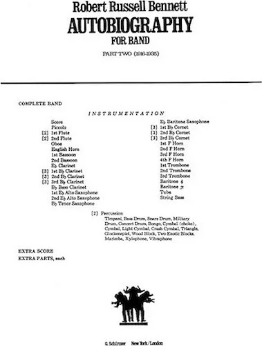 Autobiography For Pt2 Sc Band