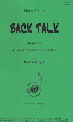 Back Talk, Breuer - Arr. Xyloph - Bd - Set