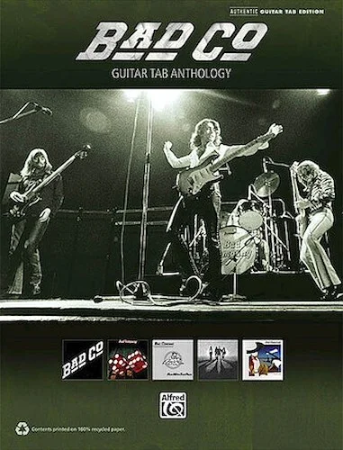 Bad Company - Guitar Tab Anthology