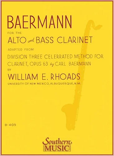 Baermann for Alto and Bass Clarinet
