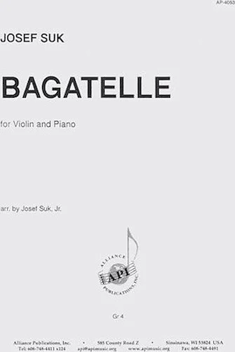Bagatelle For Vln-pno