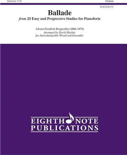 "Ballade" from 25 Easy and Progressive Studies for Pianoforte