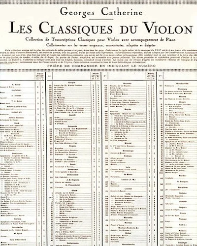 Ballet des Bergers - Classiques No. 4: for Violin and Piano
