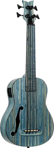 Bamboo Series All Solid Acoustic-Electric Uke-Bass w/ Bag