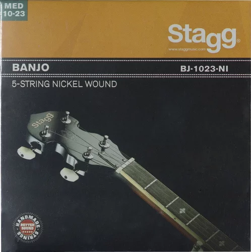 Set of nickel strings for 5-string banjo