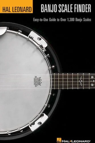 Banjo Scale Finder - 6 inch. x 9 inch. - Easy-to-Use Guide to Over 1,300 Banjo Scales