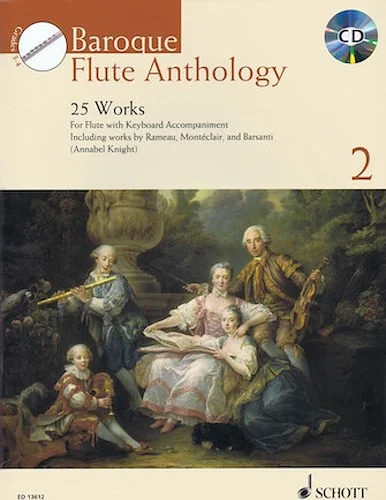 Baroque Flute Anthology - Volume 2 - 25 Works for Flute and Piano