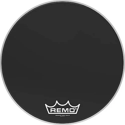 Ambassador® Ebony® Crimplock® Bass Drumhead, 20"