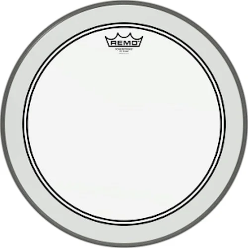 Bass, Powerstroke 3, Clear, 16" Diameter, 2-1/2" Impact Patch