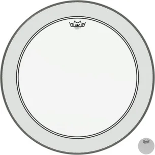 Bass, Powerstroke 3, Clear, 23" Diameter, 2-1/2" Impact Patch