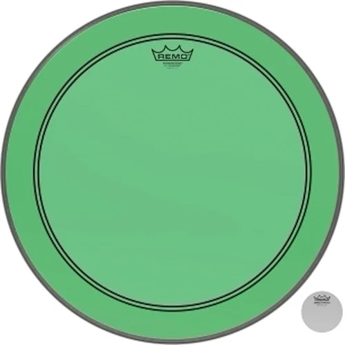 Powerstroke P3 Colortone(TM) Green Skyndeep Drumhead - Bass Batter 20"