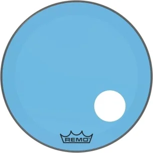 Bass, Powerstroke 3, Colortone, 24 Diameter, Blue, 5 Offset Hole