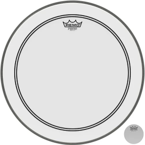 Bass, Powerstroke 3, Smooth White, 18" Diameter, 2-1/2" Impact Patch