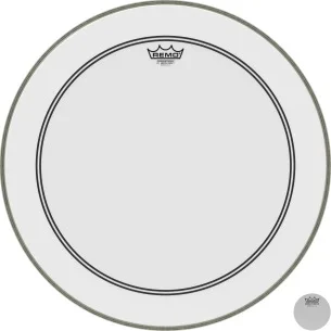 Bass, Powerstroke 3, Smooth White, 22" Diameter, 2-1/2" Impact Patch