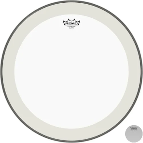 Bass, Powerstroke 4, Clear, 20" Diameter, With Impact Patch