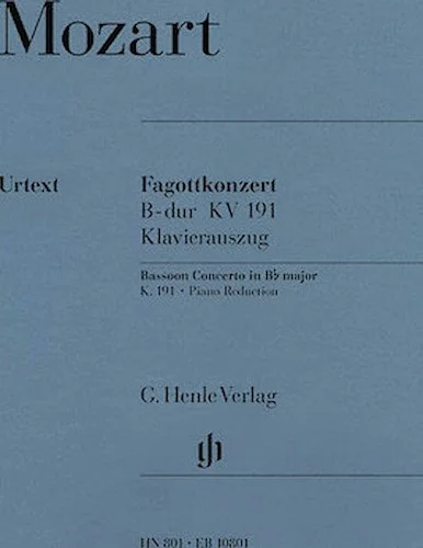 Bassoon Concerto in B-flat Major, K. 191 - for Bassoon & Piano Reduction