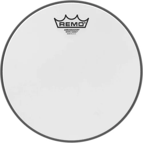 Ambassador® White Suede™ Drumhead, 10"