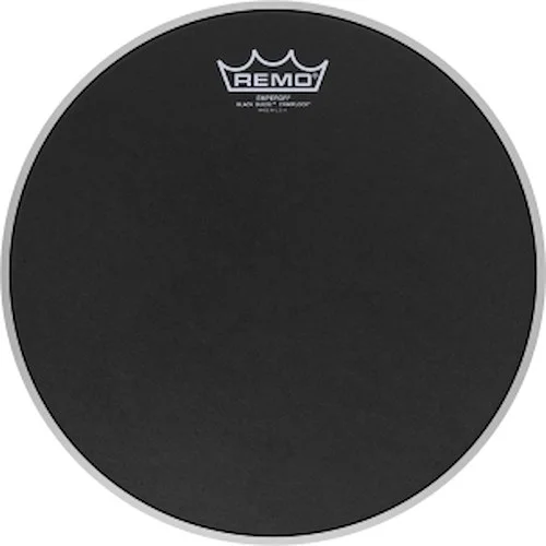 Batter, Crimplock, Emperor, Black Suede, 12" Diameter