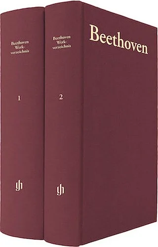 Beethoven Werkverzeichnis (Thematic-Bibliographical Catalogue of Works) - 2 Hardcover Volumes