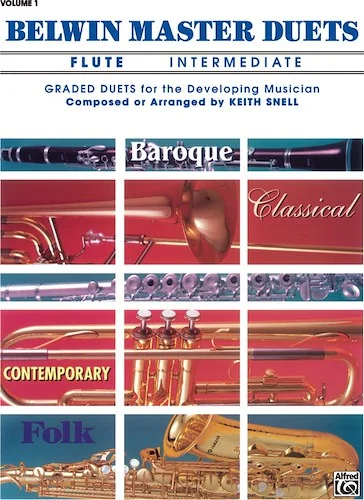 Belwin Master Duets (Flute), Intermediate Volume 1