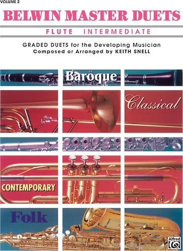 Belwin Master Duets (Flute), Intermediate Volume 2