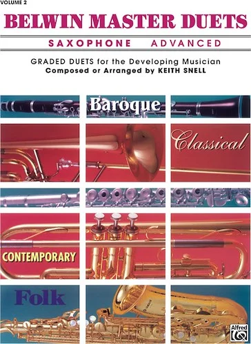 Belwin Master Duets (Saxophone), Advanced Volume 2