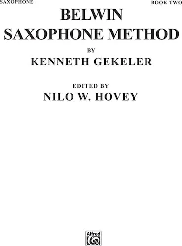 Belwin Saxophone Method, Book II