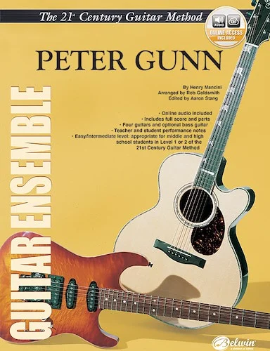 Belwin's 21st Century Guitar Ensemble Series: Peter Gunn