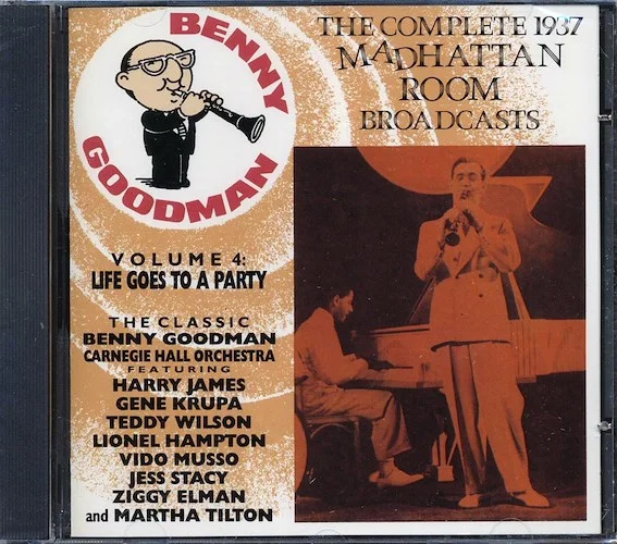 Benny Goodman - The Complete 1937 Madhattan Room Broadcasts Volume 4: Life Goes To A Party (20 tracks)