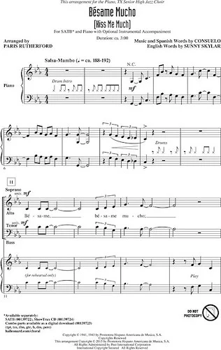 Besame Mucho (Kiss Me Much)