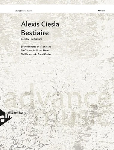 Bestiaire: Clarinet and piano