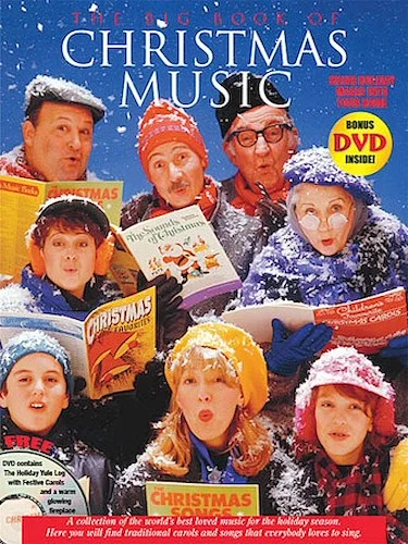 Big Book of Christmas Music with Yule Log DVD