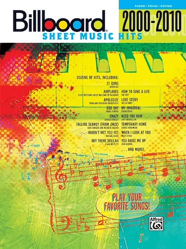 Billboard Sheet Music Hits 2000--2010