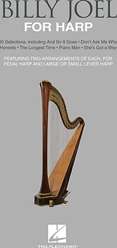 Billy Joel for Harp - 10 Selections for Lever and Pedal Harp