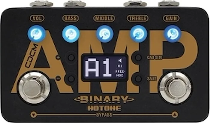 Binary Amp - CDCM Amplifier Simulator Effects Pedal