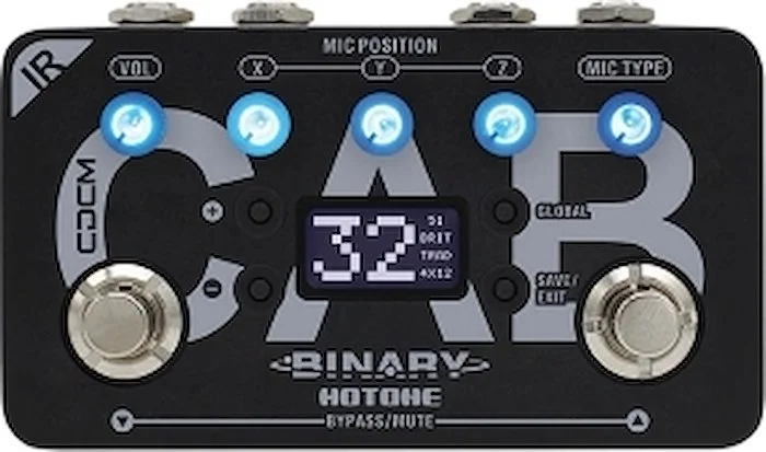 Binary IR Cab - Impulse Response Cabinet Simulator Effects Pedal