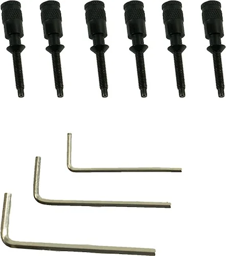 Black Cherry USA Hollow Point Intonation System For Double Locking Tremolos Black