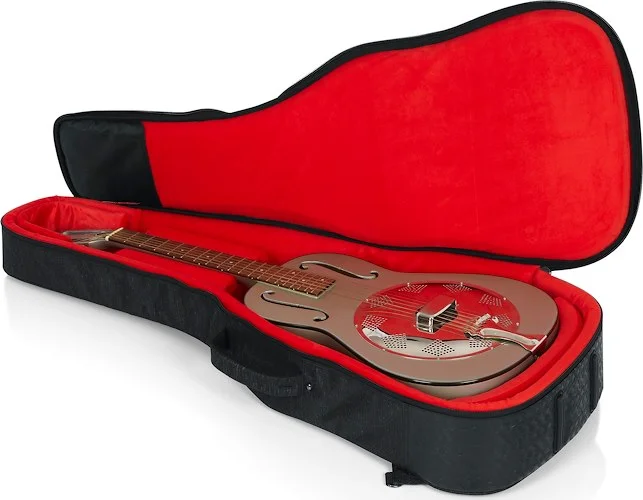 Gator 	Black Gt Bag For Reso, 00 & Classical Guitars 