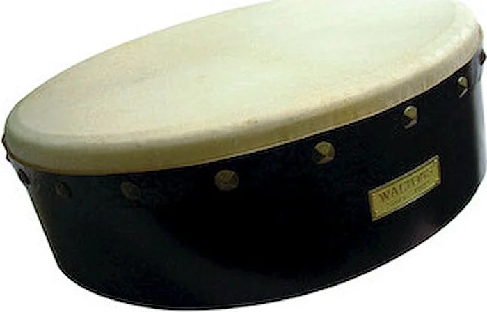 Black Tuneable Bodhran - 18 inch. Bodhran