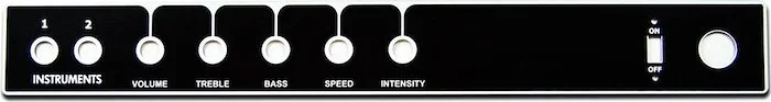 Blackface Vibro Champ Style Faceplate For Mojotone Chassis (No Logo) (15-3/16" X 1-7/8")