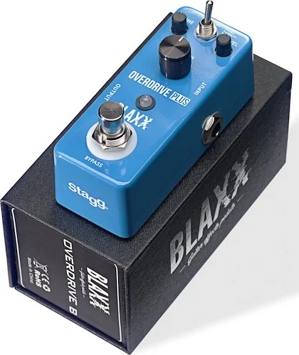 BLAXX 2-mode Overdrive pedal for electric guitar