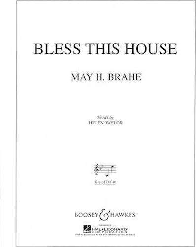Bless This House - Low Voice in B-Flat Image