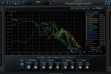 Blue Cat FreqAnalystMulti (Download) <br>A unique multi-track spectral analysis tool for mixing or mastering