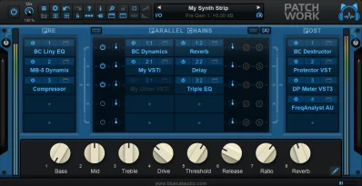Blue Cat Patchwork (Download) <br>The virtual patchbay for audio plug-ins