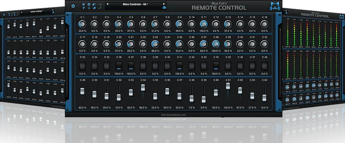 Blue Cat Remote Control (Download) <br>The Virtual Control Surface for your Virtual Studio