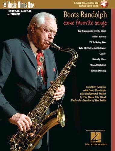 Boots Randolph - Some Favorite Songs - Music Minus One for Tenor Sax, Alto Sax or Trumpet