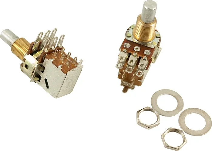 Bourns Pro Audio PDB183 Mini Guitar Potentiometer With Push-Pull Switch 20% Tolerance 250 kohm - Sol
