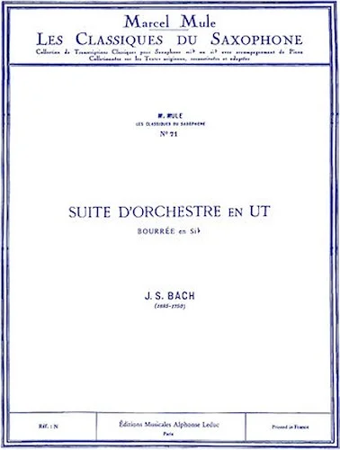 Bourree from Suite in C (BWV1066)