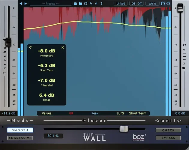 Boz The Wall 2 (Download) <br>transparent brick-wall limiter